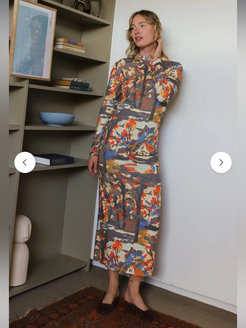 Bobo Choses Multicolor Abstract Print Midi Dress